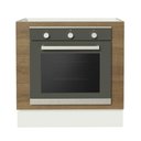 Ver imagem 3 de Balcão para Forno de Embutir 80 X 60 Cm sem Tampo Branco/rustic Glamy, Stella Madesa Branco/rustic