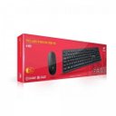 Ver imagem 4 de Kit Teclado + Mouse sem Fio K-w20bk Preto C3tech