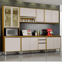 Ver imagem 1 de Cozinha 5pcs Eduarda Cinamomo/off White Cod: 653.023