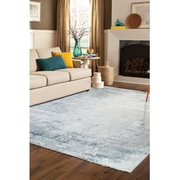 Tapete Sala 200x250 Milão Cinza Oceano - 1