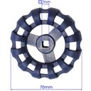 Ver imagem 4 de Volante Registro Azul em Poliamida 7mm Deca - 12307007088