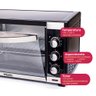 Forno Elétrico de Bancada Moob 45L Preto 110V com Luz Interna (com Luva Termica) - 5