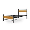Ver imagem 4 de Cama Infanto Juvenil Solteiro Lilly Klm Store Preto/canela