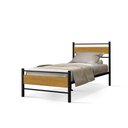 Ver imagem 1 de Cama Infanto Juvenil Solteiro Lilly Klm Store Preto/canela