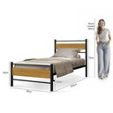 Ver imagem 3 de Cama Infanto Juvenil Solteiro Lilly Klm Store Preto/canela
