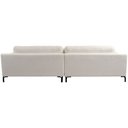 Ver imagem 4 de Sofá 3 Lugares para Sala Living Pés Metálicos 254cm Mondo K01 Bouclê Creme - Lyam Decor