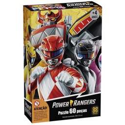 Quebra Cabeça 60 Peças Power Rangers Dc Comics - 1