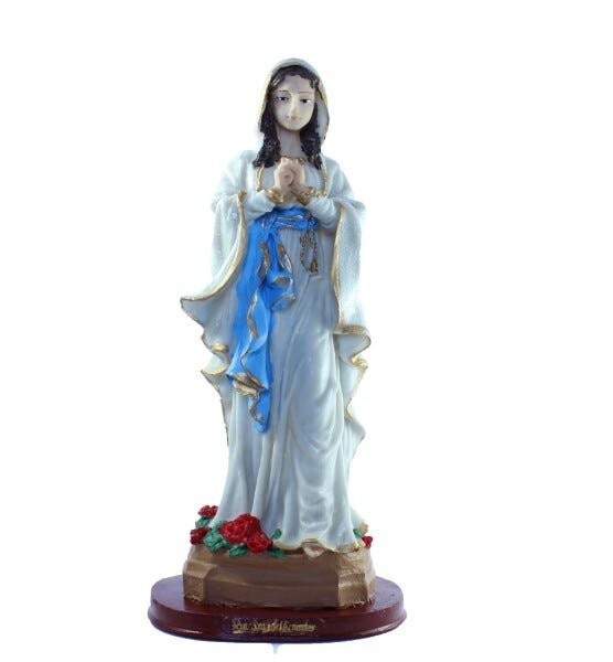 Escultura Nossa Senhora de Lourdes 28 cm resina - 1