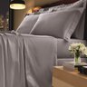 Jogo de Cama Casal Algodão 300 Fios 4 Peças Platine Percal Buettner Cinza - 1
