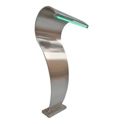 Cascata Para Piscina Naja Média 80cm / Com Led + Controlador - 1