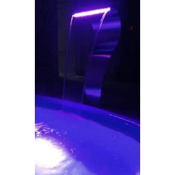Cascata Para Piscina Naja Média 80cm / Com Led + Controlador - 5