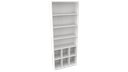 Ver imagem 4 de Armário Cabideiro Gaveteiro Misto M42 Closet Loja 100% Mdf Vetorial Móveis Branco
