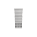 Ver imagem 1 de Armário Cabideiro Gaveteiro Misto M42 Closet Loja 100% Mdf Vetorial Móveis Branco