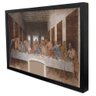 Quadro Decorativo Caixa a Última Ceia - Leonardo da Vinci  Tacolado Moldura Caixa Alta 4,5cm Madeira - 2