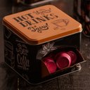 Ver imagem 5 de Lata Porta Cápsulas de Café Coffee House Dourado Lyor