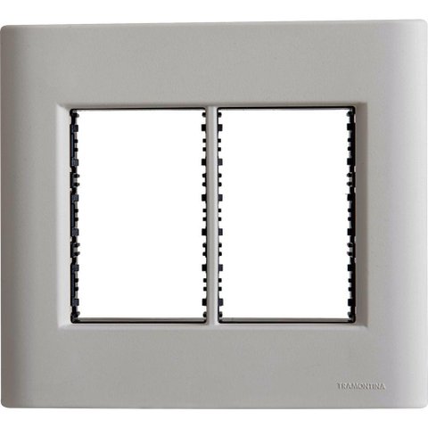 Placa 6 Postos 4x4 Tramontina Giz Fendi com Suporte
