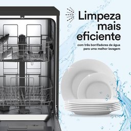 Lava-louças 10 Serviços Eos Slim All Black Ell10p 220v - 3