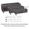 Floreira Flat 57 (6l) Cor Preto Ardósia Japi - 8