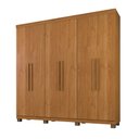 Ver imagem 2 de Roupeiro Milão 6 Portas 3 Gavetas Benetil Móveis