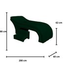 Ver imagem 5 de Maca Estofada Estética Botonê 60 Cm Sobrancelha Cilios Cor:verde