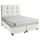 Ver imagem 1 de Kit Cama Box + Cabeceira + Colchão Queen Molas Ensacadas - Hanover - Inducol