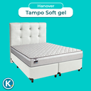 Ver imagem 4 de Kit Cama Box + Cabeceira + Colchão Queen Molas Ensacadas - Hanover - Inducol