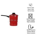 Ver imagem 3 de Cuscuzeiro Mini Individual Nordestino Vermelho Não Inox