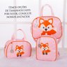 Bolsa Mochila Infantil Para Creche Bebê Personagem Coleções: Raposa Rosa - 4