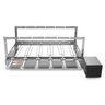 Gira Grill Inox 6 Espetos para Churrasqueira Bivolt Pratic - 1