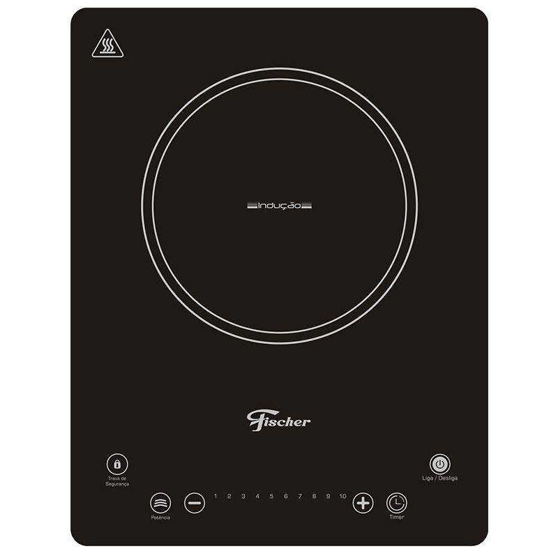 Cooktop Fischer 1 Queimador Indução 127v Mesa Vitrocerâmica - 1