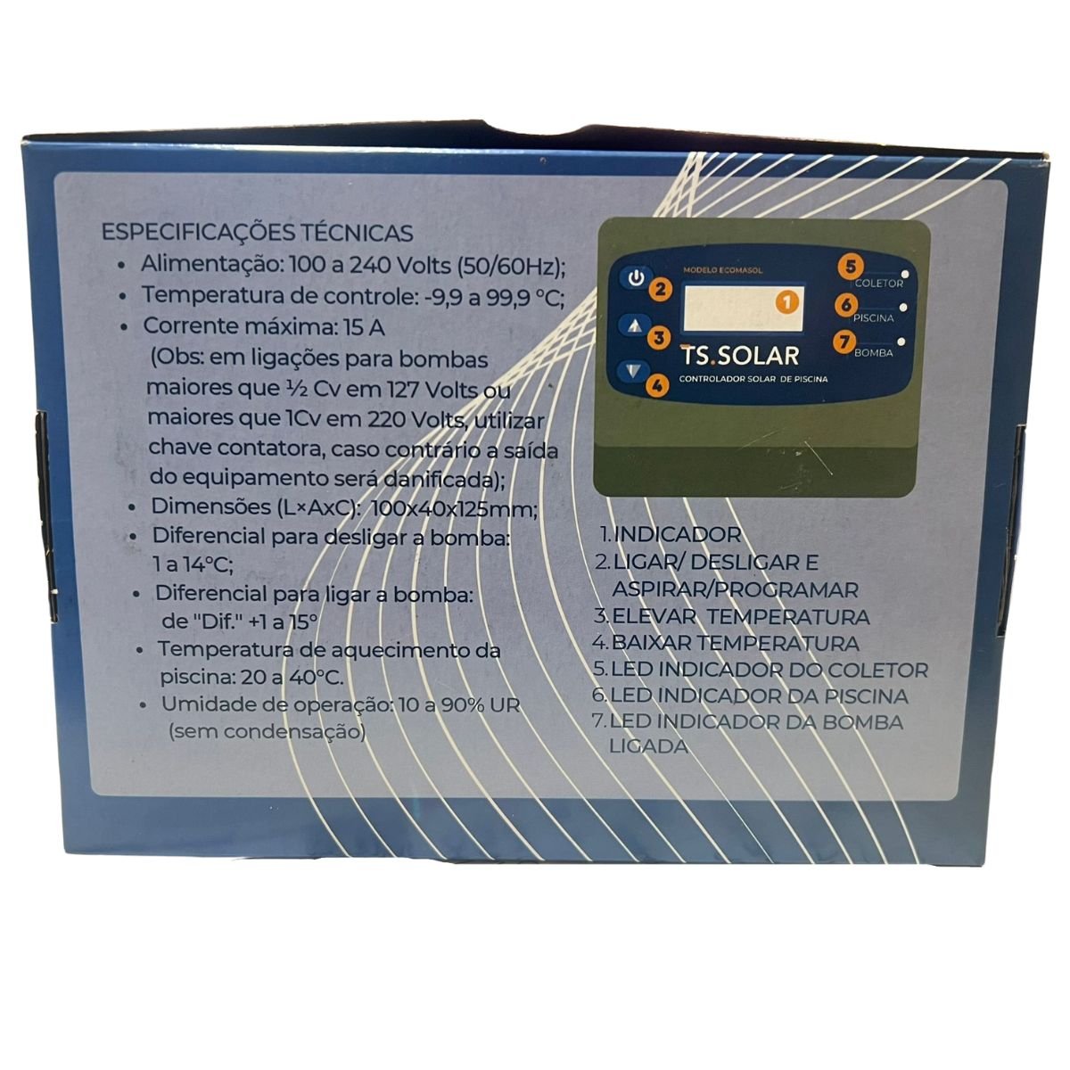 Controlador Digital Temperatura Para Piscinas + Sensores - 5