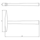 Ver imagem 2 de Martelo Picador de Solda com Cabo de Madeira 300 G Tramontina Pro Tramontina