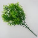 Ver imagem 2 de Kit 12 Algas Marinhas Artificiais Verde Planta Oceano 30cm