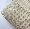 Ver imagem 2 de Palhinha Indiana Rattan Sextavada Tela Natural 2m X 50cm:palha