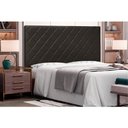 Ver imagem 5 de Cabeceira Dubai para Cama Box King 195cm Corino Marrom - D’Rossi
