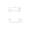 Ver imagem 2 de Porta Toalha Clean 200mm Red Gold - Deca Deca Metais