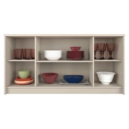 Buffet para Sala de Jantar Lia 100% MDF com 4 Portas Cimol Off White 3 - 2