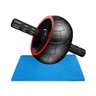 Roda Abdominal Grossa Exercicio Rolo Lombar Costas Abdomen Ombro Braço Perna Musculaçao Academia Fit - 1
