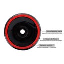 Ver imagem 4 de Roda Abdominal Grossa Exercicio Rolo Lombar Costas Abdomen Ombro Braço Perna Musculaçao Academia Fit