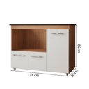 Ver imagem 3 de Balcão para Cooktop 4 Bocas Ana Mobbs Savana Off White