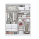 Ver imagem 2 de Guarda Roupa 4 Portas 3 Gavetas da Vinci D'doro Branco