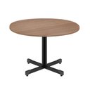 Ver imagem 3 de Mesa de Reunião Redonda Boss Empresa Moderno sem Gavetas MDP 120cm Montana Plata