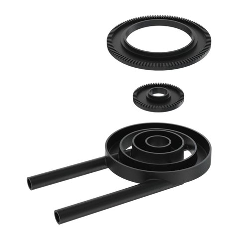 Queimador Duplo Completo para Fogão Industrial de Ferro 23cm