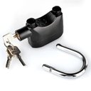 Ver imagem 2 de Cadeado com Alarme Antifurto de 110db Trava Reforçada para Casa Bicicleta e Veículos