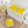 Enxoval para Quarto de Bebê 7 peças Leão Amarelo - 1