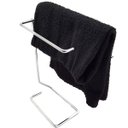 Ver imagem 4 de Kit 2 Porta Toalhas de Bancada Lavabo Banheiro Aço Cromado