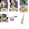 FATIADOR MULTIFUNCIONAL CORTADOR RALADOR 9 PEÇAS EM INOX ALHO CEBOLA LEGUMES QUEIJO - 3