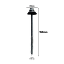 Ver imagem 4 de Parafuso Telheiro Galvanizado com Acessórios 5/16x150mm - 100 Peças
