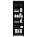 Ver imagem 4 de Armario para Lavanderia Multiuso 2 Portas 188x55 cm Isabela Preto Rudk