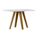 Ver imagem 1 de Mesa Mariah 120x80cm - Ypê/off White Newceval